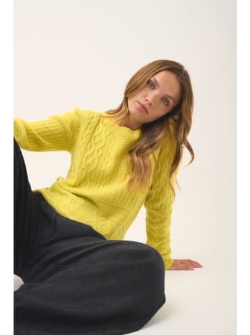 Just Cashmere Kaschmir-Pullover "Amala" in Gelb