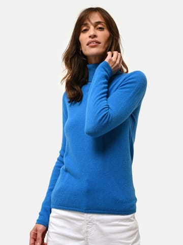 Just Cashmere Kasjmieren trui "Ava" blauw