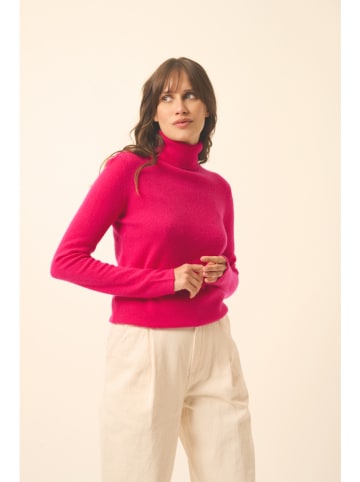 Just Cashmere Kaszmirowy sweter "Ava" w kolorze różowym