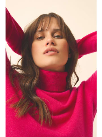 Just Cashmere Kaszmirowy sweter "Ava" w kolorze różowym