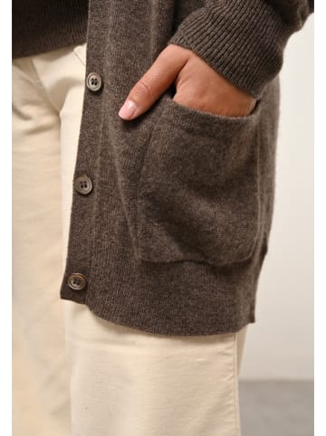 Just Cashmere Kaschmir-Cardigan "Chelsea" in Braun