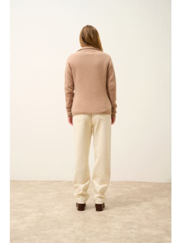 Just Cashmere Kaschmir-Cardigan in Beige