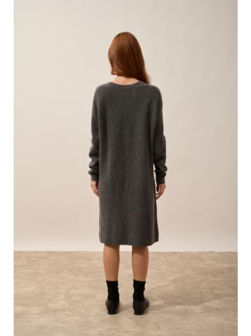 Just Cashmere Kasjmieren vest "Dache" grijs