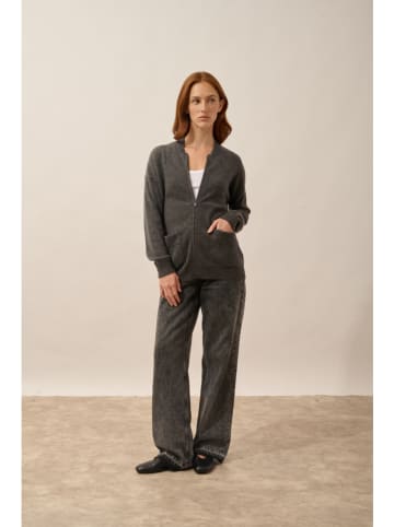 Just Cashmere Kaschmir-Cardigan "Ervie" in Grau