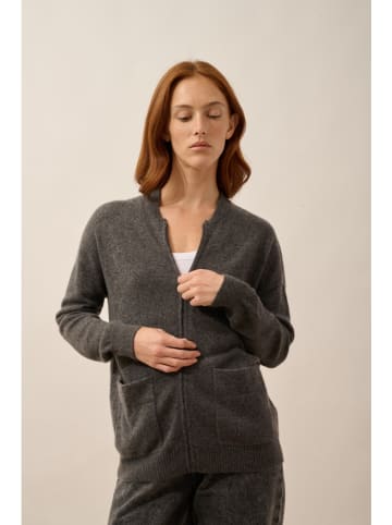 Just Cashmere Kaschmir-Cardigan "Ervie" in Grau