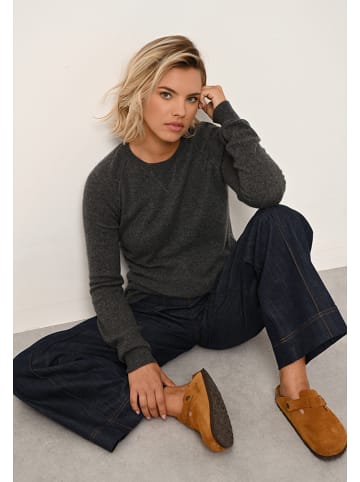 Just Cashmere Kaschmir-Pullover "Helen" in Anthrazit