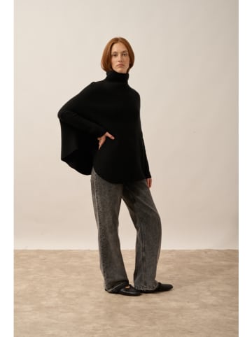 Just Cashmere Kaschmir-Poncho "Huaraz" in Braun