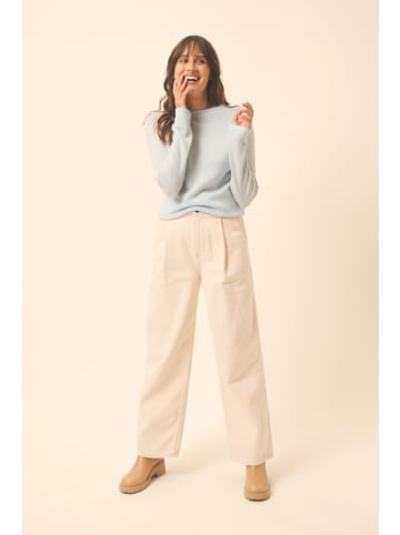 Just Cashmere Kasjmieren trui "Jane" lichtblauw