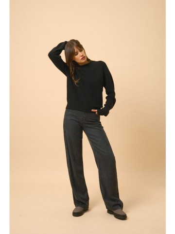 Just Cashmere Kaszmirowy sweter w kolorze czarnym