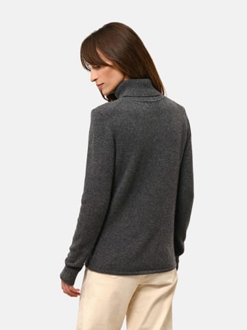 Just Cashmere Kasjmieren trui "June" antraciet