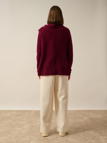 Just Cashmere Kasjmieren coltrui bordeaux