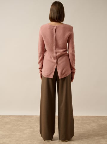 Just Cashmere Kaszmirowy sweter w kolorze jasnoróżowym