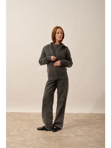 Just Cashmere Kaschmir-Cardigan "Talara" in Grau