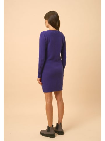 Just Cashmere Kaszmirowa sukienka "Tracy" w kolorze fioletowym