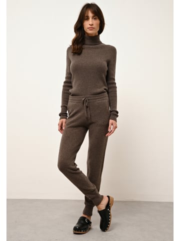 Just Cashmere Kaschmir-Hose "Wendy" in Braun