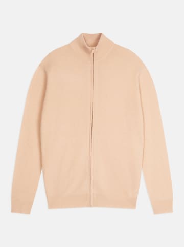 Just Cashmere Kasjmieren vest "Alan" beige