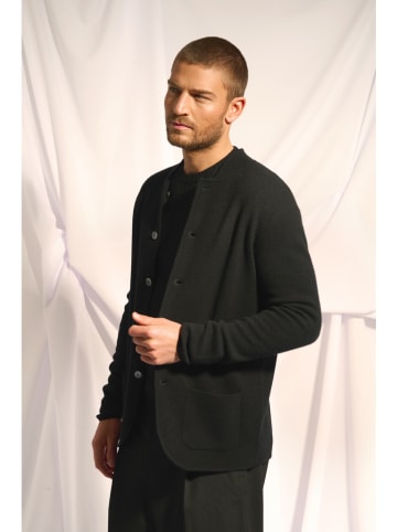 Just Cashmere Kasjmieren vest "Anna" zwart