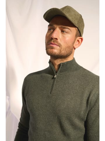 Just Cashmere Kasjmieren coltrui "Bradley" groen