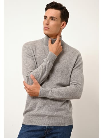 Just Cashmere Kaschmir-Rollkragenpullover "Connor" in Grau