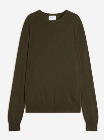 Just Cashmere Kasjmieren trui "Howard" kaki