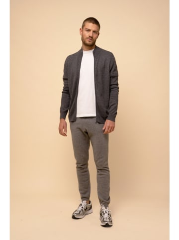 Just Cashmere Kaszmirowy kardigan w kolorze antracytowym