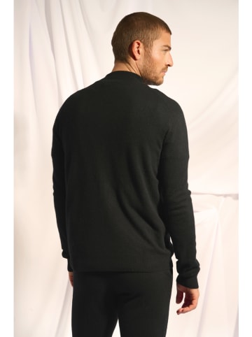 Just Cashmere Kasjmieren vest zwart