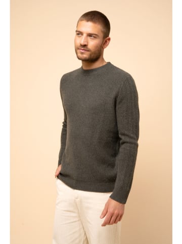 Just Cashmere Kasjmieren trui kaki