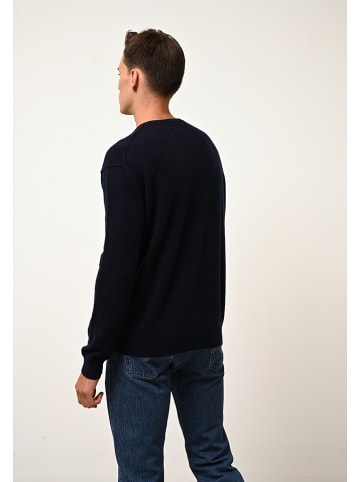 Just Cashmere Kaschmir-Pullover "Noe" in Dunkelblau