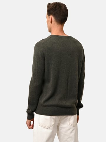 Just Cashmere Kasjmieren trui "Walt" donkergroen