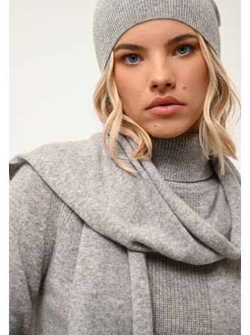 Just Cashmere Kaszmirowa czapka "Ginger" w kolorze szarym