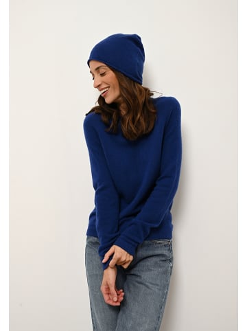 Just Cashmere Kaschmir-Mütze "Lauren" in Blau