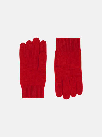 Perfect Cashmere Kaszmirowe rękawiczki "Yann" w kolorze czerwonym