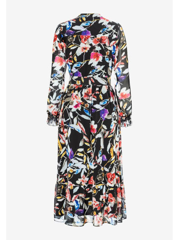 More & More Kleid in Schwarz/ Bunt