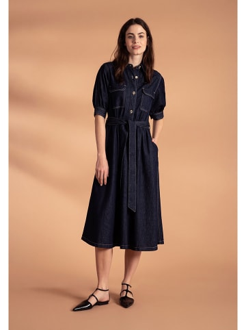 More & More Sukienka dżinsowa w kolorze granatowym