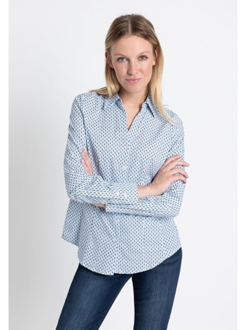 More & More Bluzka w kolorze błękitno-białym