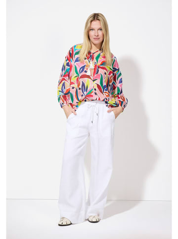 More & More Bluse in Pink/ Bunt