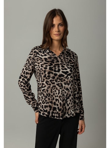 More & More Bluzka w kolorze szaro-czarnym