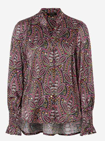 More & More Blouse zwart/roze