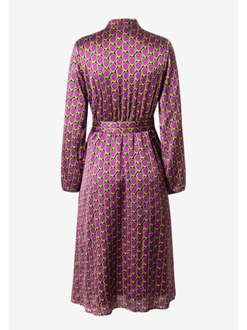 More & More Kleid in Schwarz/ Lila/ Gold