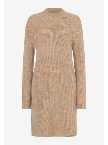 More & More Gebreide jurk lichtbruin