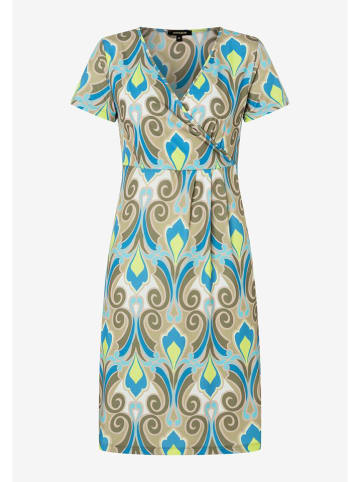 More & More Kleid in Khaki/ Blau