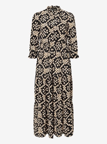 More & More Kleid in Schwarz/ Beige