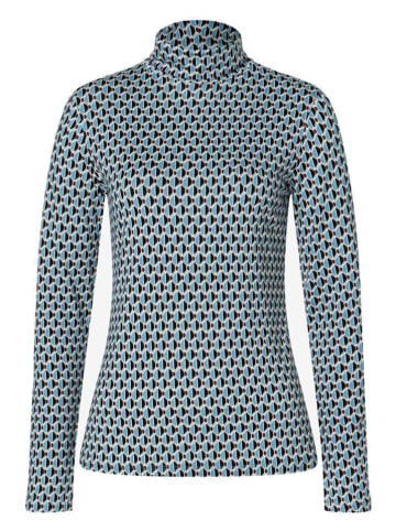 More & More Longsleeve lichtblauw/zwart