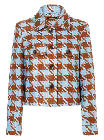 More & More Hemdjacke in Hellblau/ Hellbraun