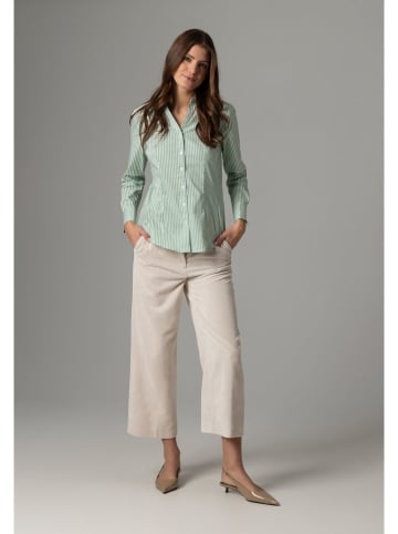 More & More Blouse groen/wit