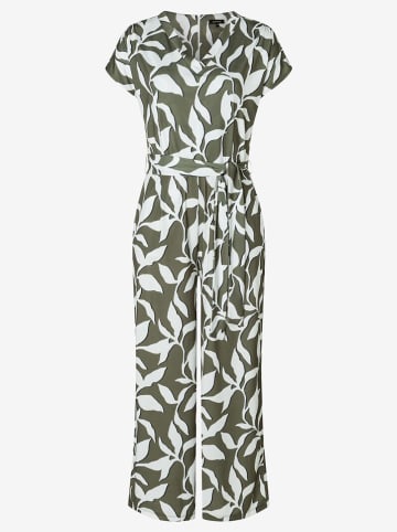 More & More Jumpsuit in Khaki/ Weiß