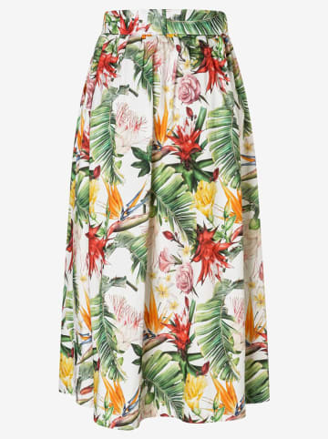 More & More Rok wit/groen/rood