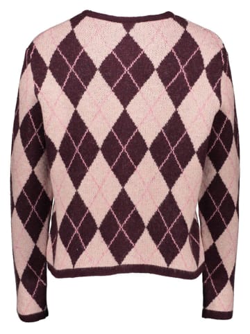 More & More Cardigan in Rosa/ Bordeaux