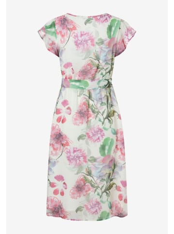 More & More Jurk wit/lichtroze