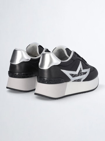 Liu Jo Sneakers zwart/zilverkleurig